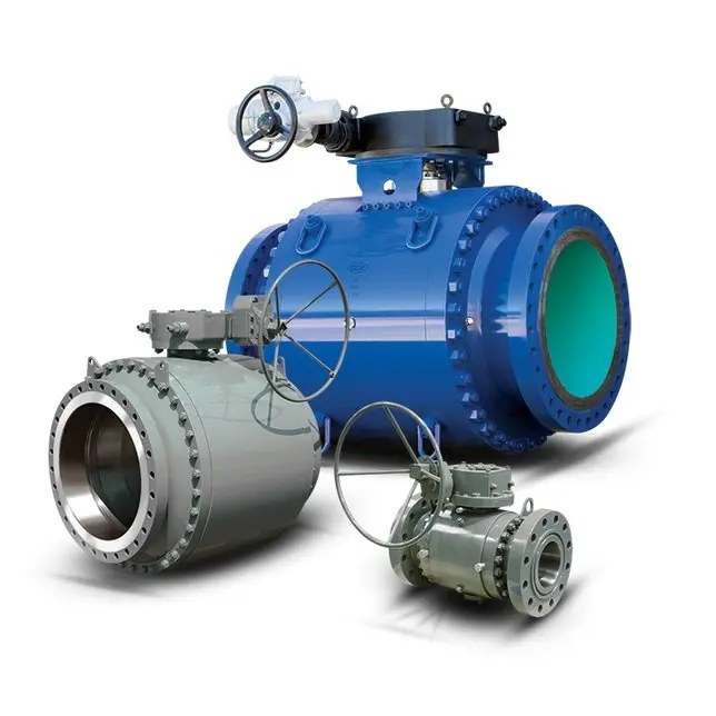 Válvula de bola tipo Trunnion-Sobre muñon